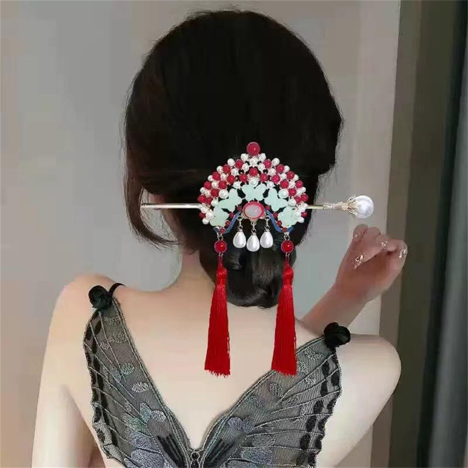 กิ๊บติดผมสไตล์ชาติพันธุ์สำหรับ - Go Ethnic Fashion บทวิจารณ์และราคา