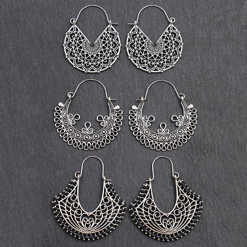 โบราณ Sliver-Plated Hollow All - Ethnic Fashion India บทวิจารณ์และราคา